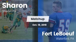 Matchup: Sharon vs. Fort LeBoeuf  2018