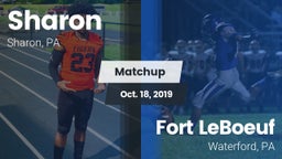 Matchup: Sharon vs. Fort LeBoeuf  2019