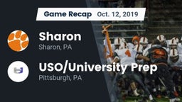Recap: Sharon  vs. USO/University Prep  2019