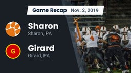 Recap: Sharon  vs. Girard  2019