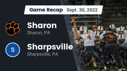 Recap: Sharon  vs. Sharpsville  2022