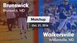 Matchup: Brunswick vs. Walkersville  2016