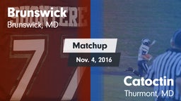 Matchup: Brunswick vs. Catoctin  2016