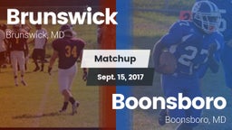 Matchup: Brunswick vs. Boonsboro  2017
