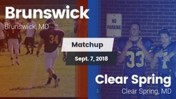 Matchup: Brunswick vs. Clear Spring  2018