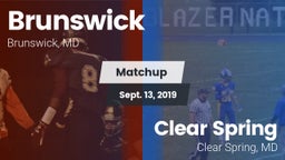 Matchup: Brunswick vs. Clear Spring  2019