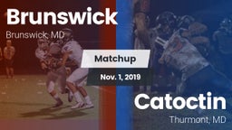 Matchup: Brunswick vs. Catoctin  2019