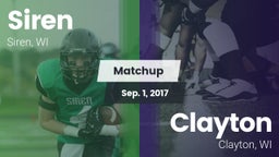 Matchup: Siren vs. Clayton  2016