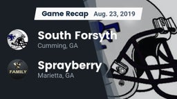 Recap: South Forsyth  vs. Sprayberry  2019