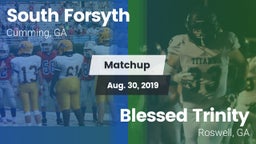 Matchup: South Forsyth vs. Blessed Trinity  2019