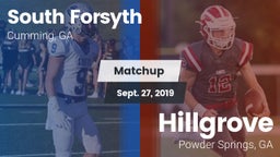 Matchup: South Forsyth vs. Hillgrove  2019
