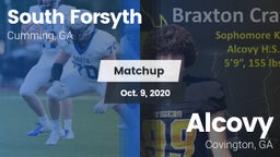 Matchup: South Forsyth vs. Alcovy  2020