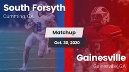 Matchup: South Forsyth vs. Gainesville  2020