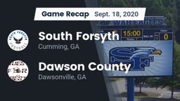 Recap: South Forsyth  vs. Dawson County  2020