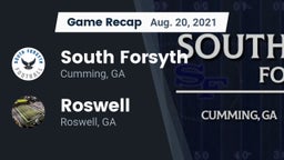 Recap: South Forsyth  vs. Roswell  2021