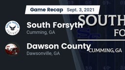 Recap: South Forsyth  vs. Dawson County  2021
