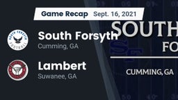 Recap: South Forsyth  vs. Lambert  2021