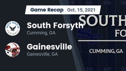 Recap: South Forsyth  vs. Gainesville  2021