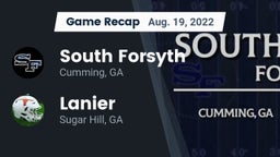 Recap: South Forsyth  vs. Lanier  2022