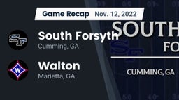 Recap: South Forsyth  vs. Walton  2022