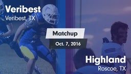 Matchup: Veribest vs. Highland  2016