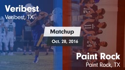 Matchup: Veribest vs. Paint Rock  2016