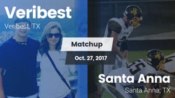 Matchup: Veribest vs. Santa Anna  2017