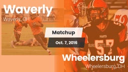 Matchup: Waverly  vs. Wheelersburg  2016