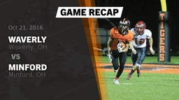 Recap: Waverly  vs. Minford  2016