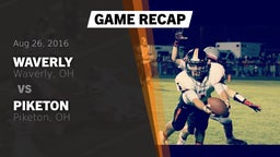 Recap: Waverly  vs. Piketon  2016