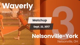 Matchup: Waverly  vs. Nelsonville-York  2017