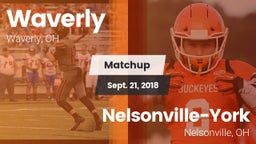 Matchup: Waverly  vs. Nelsonville-York  2018