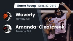 Recap: Waverly  vs. Amanda-Clearcreek  2019