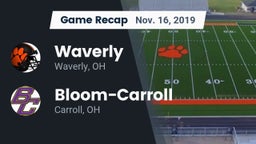Recap: Waverly  vs. Bloom-Carroll  2019