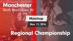 Matchup: Manchester vs. Regional Championship 2016