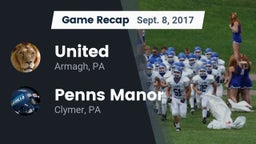 Recap: United  vs. Penns Manor  2017