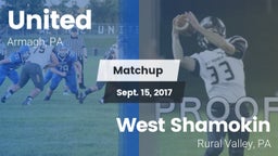 Matchup: United vs. West Shamokin  2017