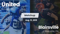Matchup: United vs. Blairsville  2018