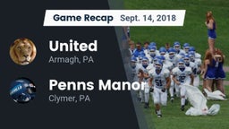 Recap: United  vs. Penns Manor  2018