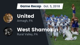 Recap: United  vs. West Shamokin  2018