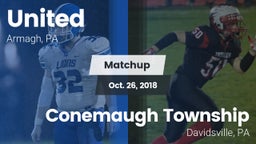 Matchup: United vs. Conemaugh Township  2018