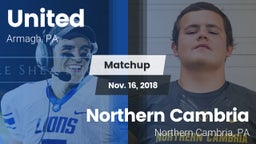 Matchup: United vs. Northern Cambria  2018