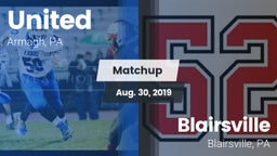Matchup: United vs. Blairsville  2019