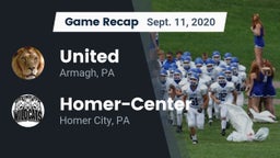 Recap: United  vs. Homer-Center  2020