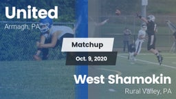 Matchup: United vs. West Shamokin  2020