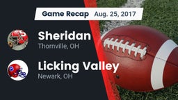 Recap: Sheridan  vs. Licking Valley  2017