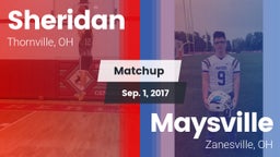 Matchup: Sheridan vs. Maysville  2017