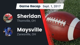 Recap: Sheridan  vs. Maysville  2017