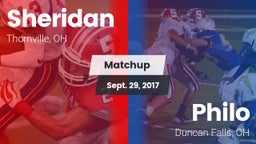 Matchup: Sheridan vs. Philo  2017