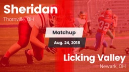 Matchup: Sheridan vs. Licking Valley  2018